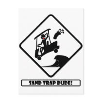 Sand trap DUDE-3 Postcard