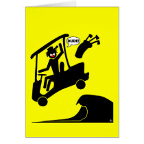 Sand trap DUDE-4 Greeting Card
