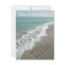 Sand Writing on the Beach, I Love You Invitations Sand Writing on the Beach, I Love You Invitations