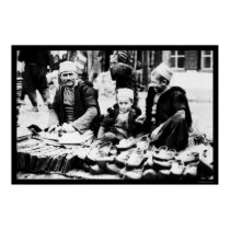 Sandal Selling in Albania 1923 posters by lc_vintagephotos Sandal Selling in Albania 1923 posters