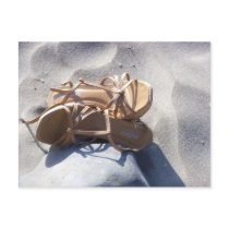 Sandals in the Sand Post Cards