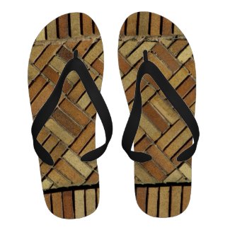 Sandals - Patterned bricks