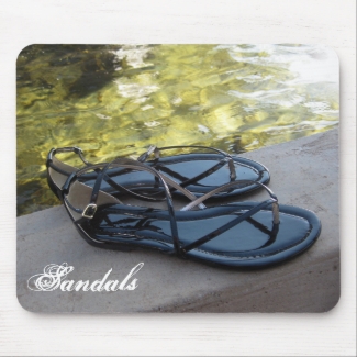 Sandals & Water Mouse Pad