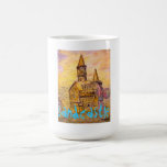 sandcastle art mug