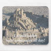 Sandcastle Mousepad by rosehaven Sandcastle Mousepad