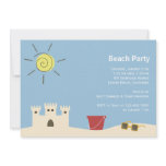 Sandcastle Summer Party Invite