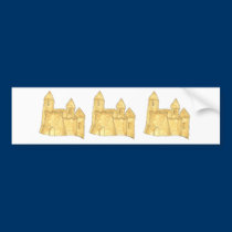 Sandcastles Bumper Sticker bumper stickers