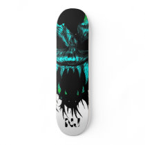 SandDevil New Jersey NJ Skate Deck v13AquaDevil