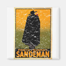 Sandeman 1920- distressed fridge magnets