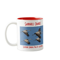 Sandhill Crane Mug, left-handled mugs