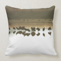 Sandhill Cranes American MoJo Pillow pillows