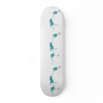 Sandhill Cranes Dance Skateboard
