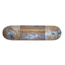Sandhill Cranes Photography Skateboard