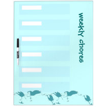 Sandhill Cranes Weekly Chores Dry Erase Board dry erase boards