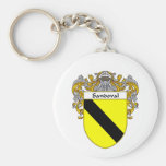 Sandoval Coat of Arms (Mantled) Key Chains
