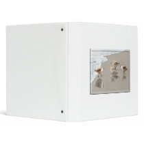 Sandpipers at the Shoreline Vinyl Binders