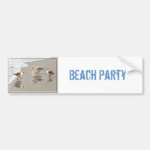 Sandpipers at the Shoreline Bumper Stickers