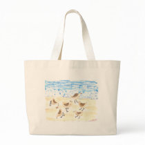 Sandpipers on Old Orchard Beach bags