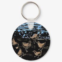 Sandpipers on Old Orchard Beach keychains