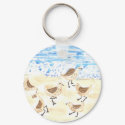 Sandpipers on Old Orchard Beach keychain
