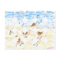 Sandpipers on Old Orchard Beach, Maine postcards by pidgiefund Sandpipers on Old Orchard Beach, Maine postcards