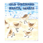 Sandpipers on Old Orchard Beach, Maine Sandpipers on Old Orchard Beach, Maine