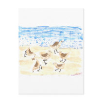 Sandpipers on Old Orchard Beach postcards by pidgiefund Sandpipers on Old Orchard Beach postcards