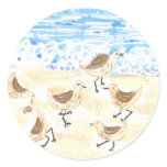 Sandpipers on Old Orchard Beach stickers