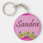 Sandra Daisy Key Chains