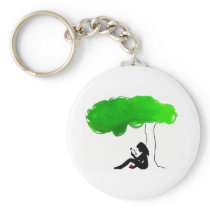 Sandra's painting key chain