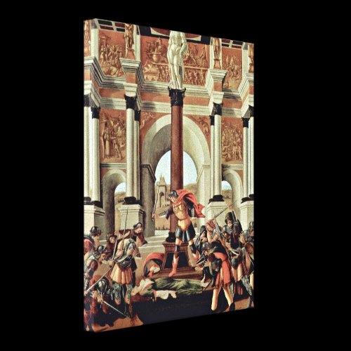 Sandro Botticelli - Death of Lucretia Gallery Wrap Canvas