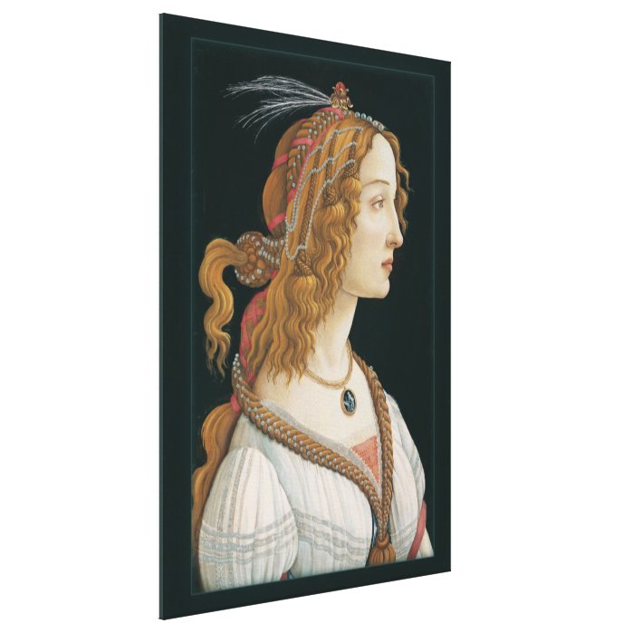 Sandro Botticelli Lady CC0282 Canvas (44in 112cm)