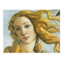 Sandro Botticelli - Venus (Detail) postcards