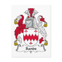 Sands Family Crest postcards