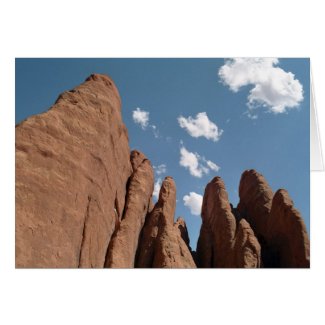 Sandstone Fins Greeting Cards