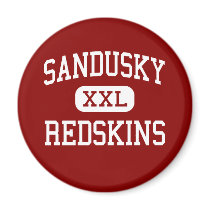 Sandusky - Redskins - High - Sandusky Michigan magnets by customteamsportswear Sandusky - Redskins - High - Sandusky Michigan magnets