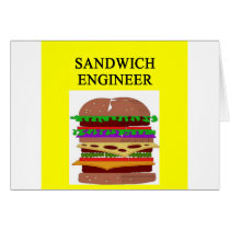 SANDWICH engineer joke cards