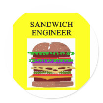 SANDWICH engineer joke stickers