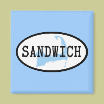 Sandwich, MA Cape Cod Magnet magnets