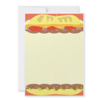 Sandwich Stationery invitations by Retrofort Sandwich Stationery invitations
