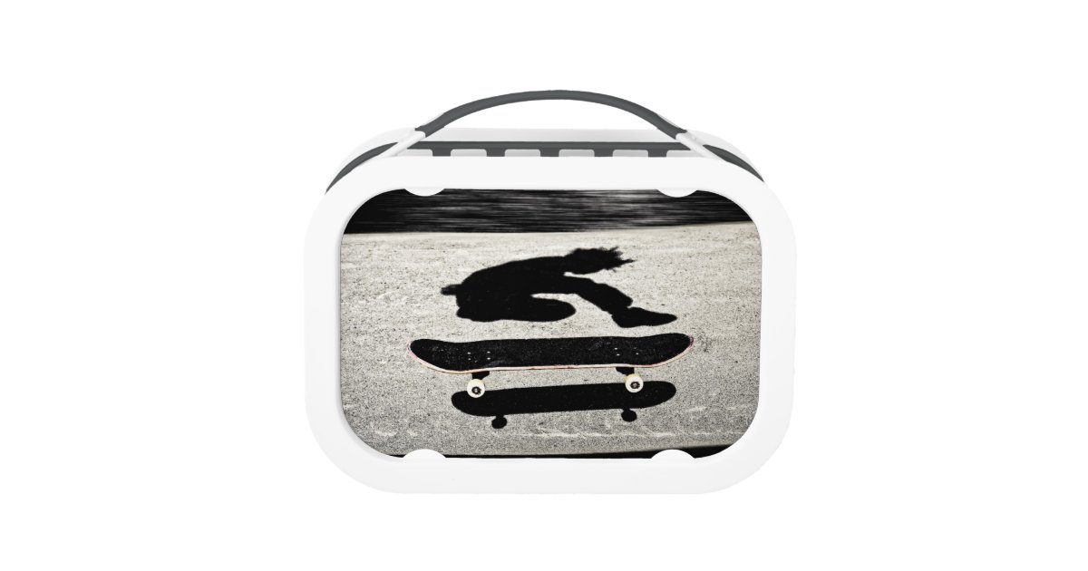 sandwiched skateboard lunch box Zazzle