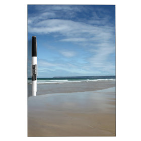 Sandy Beach Dry Erase Board & Pen