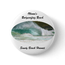 Sandy Beach Hawaii buttons