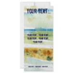 Sandy Beach Rack Card Design