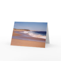 Sandy Beach & Surf Photo cards