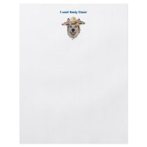 Sandy Claws Beach Dog Custom Flyer