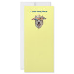 Sandy Claws Beach Dog Personalized Rack Card