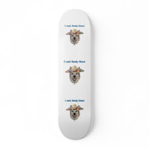 Sandy Claws Beach Dog Skate Board Deck