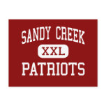 Sandy Creek - Patriots - High - Tyrone Georgia Post Card