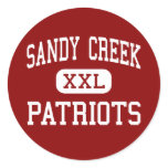 Sandy Creek - Patriots - High - Tyrone Georgia Sticker